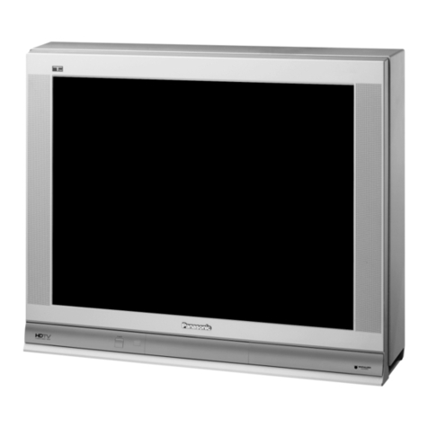 Panasonic CT32HX40B - 32" COLOR TV User manual