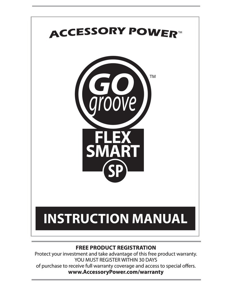 Accessory Power GOgroove FlexSmart SP instruction manual Accessory Power GOgroove FlexSmart SP instruction manual