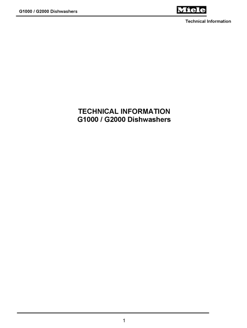 Miele G 1000 technical information