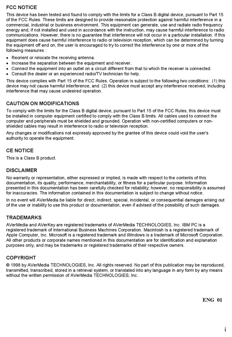 Avermedia AVerKey 3 Plus User manual