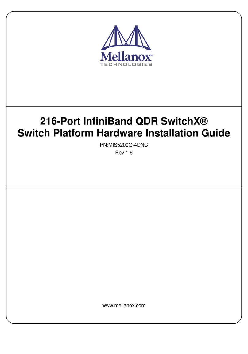 Mellanox Technologies MIS5200Q-4DNC Hardware installation guide