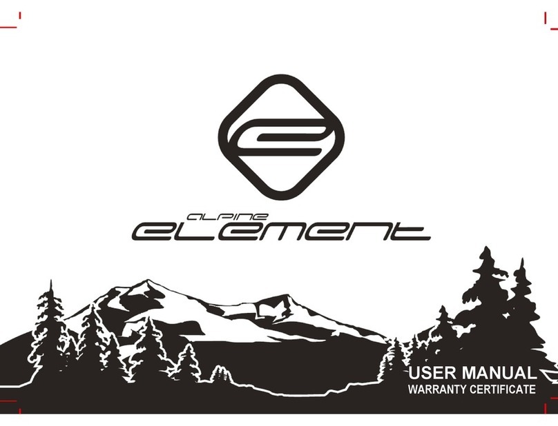 Alpine Element Bicycle user manual Alpine Element Bicycle user manual