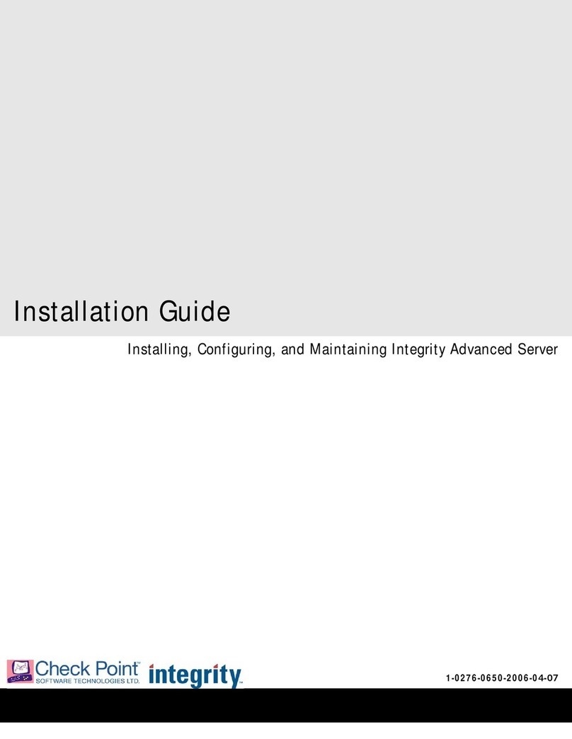 Checkpoint Integrity Advanced Server installation guide