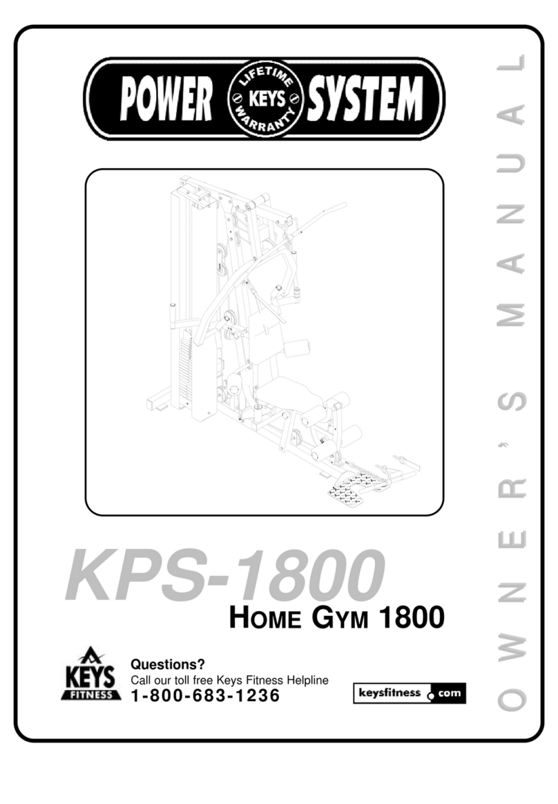 Keys Fitness Power System KPS-1800 owner's manual