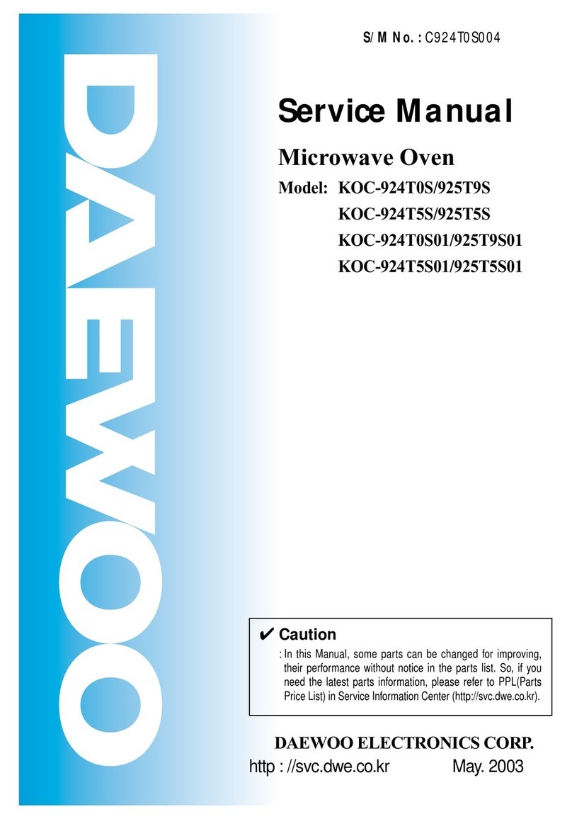 Daewoo KOC-924T0S User manual