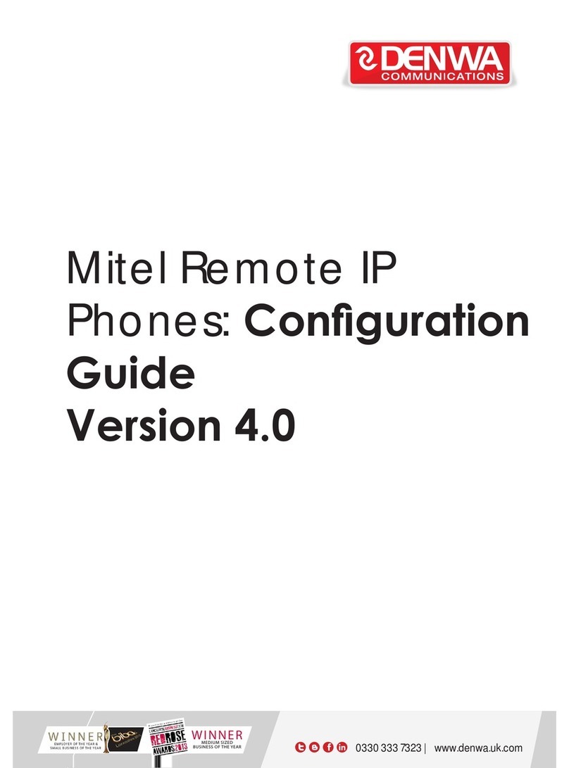Mitel Remote User manual