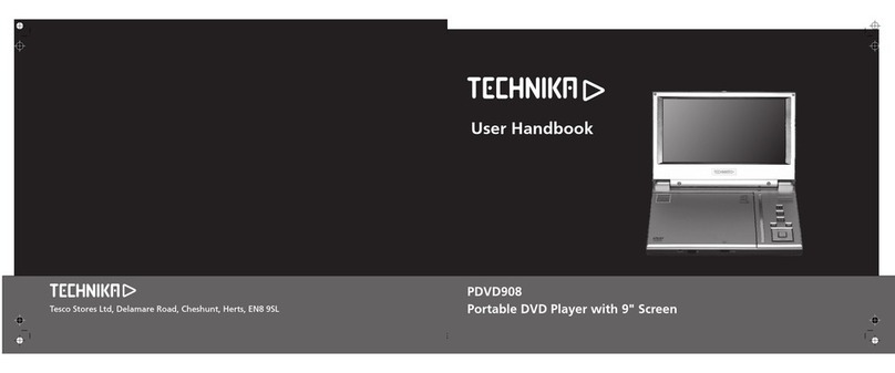 Technika PDVD908 Instruction Manual