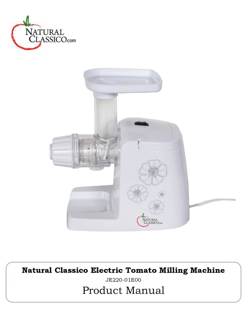 Natural Classico JE220-01E00 product manual