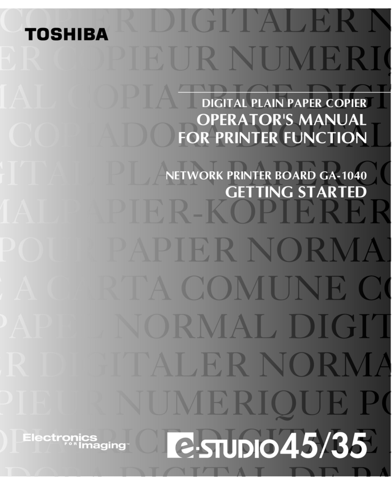 Toshiba GA-1040 User manual
