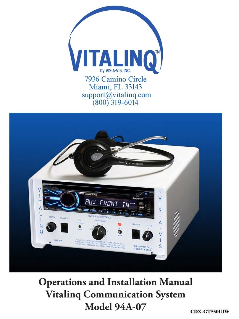 Vitalinq 94A-07 Operation and installation manual