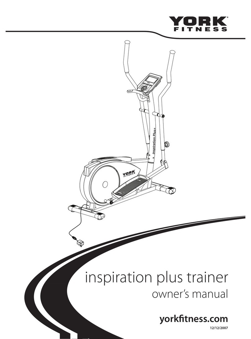 York Fitness inspiration plus trainer owner's manual York Fitness inspiration plus trainer owner's manual