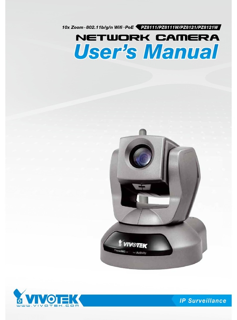 Vivotek PZ8111 User manual Vivotek PZ8111 User manual