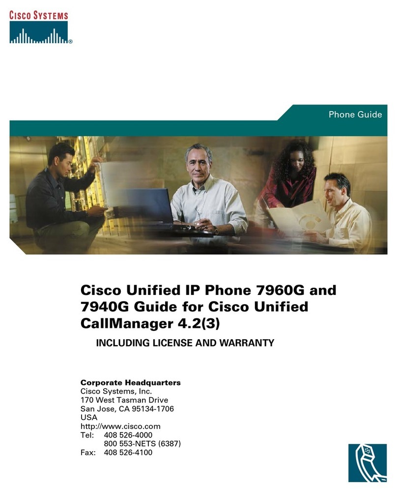 Cisco Cisco Unified IP Phone 7960G User manual