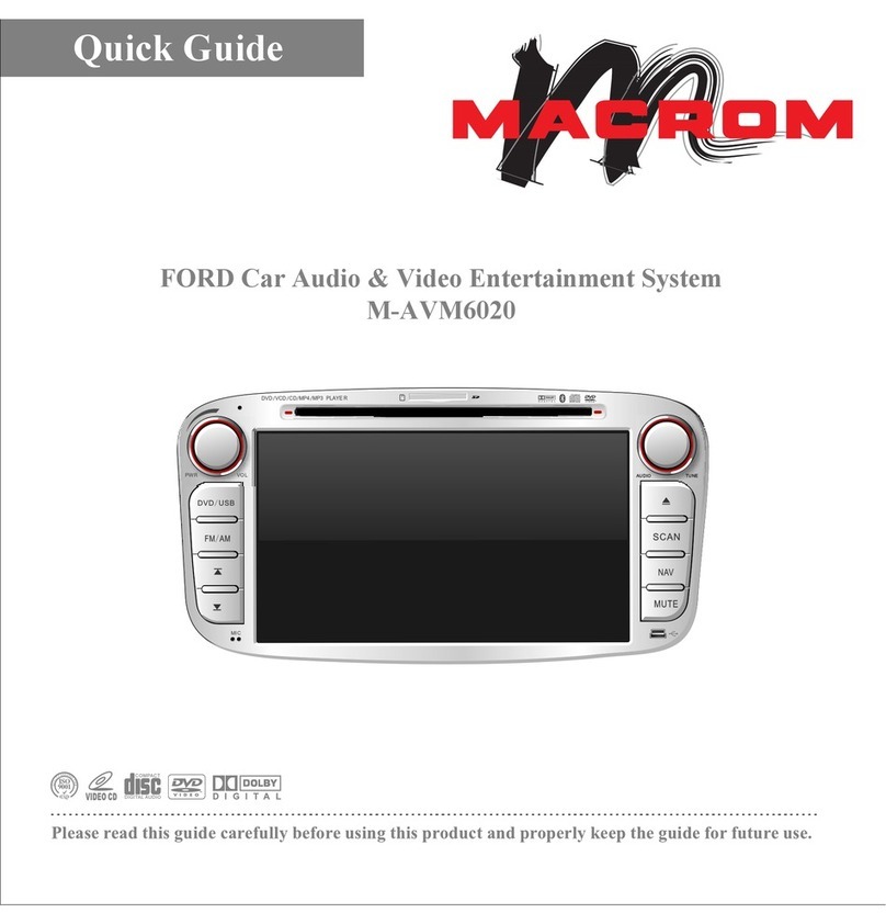 Macrom M-AVM6020 User manual