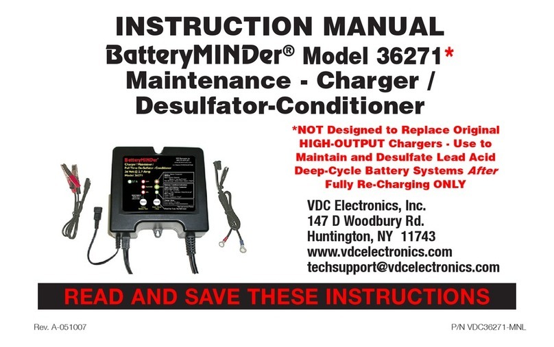 BatteryMINDer BatteryMINDer 36271 instruction manual BatteryMINDer BatteryMINDer 36271 instruction manual
