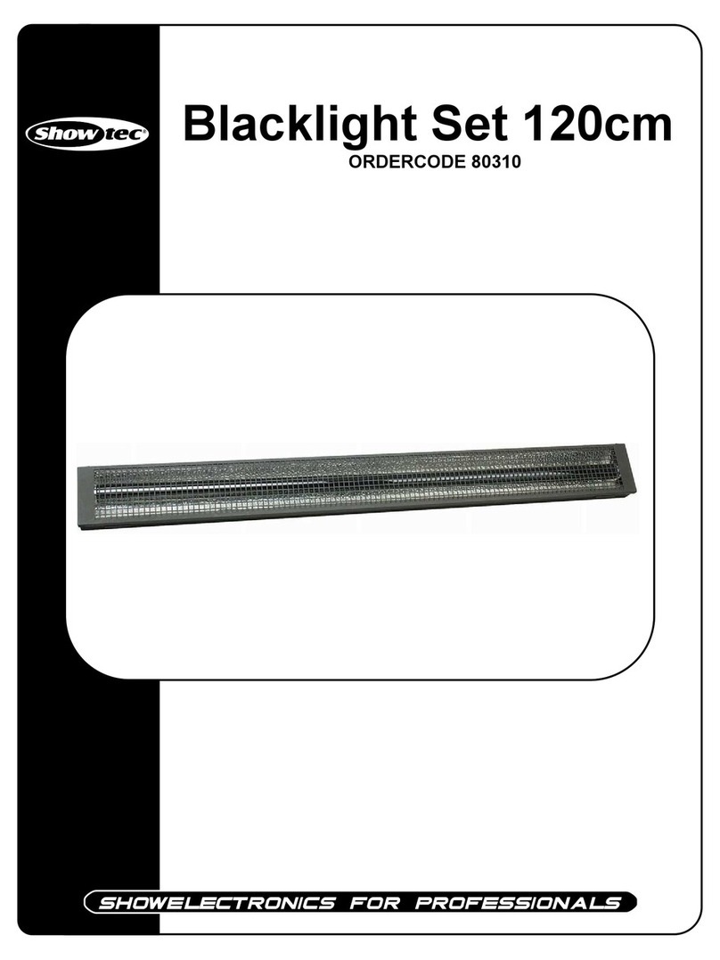 Show Tec Blacklight Set 120cm User manual