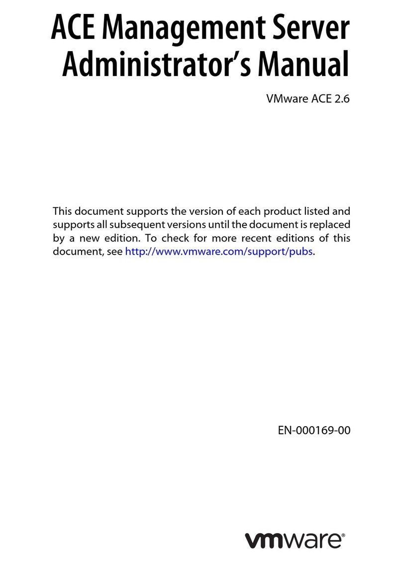 VMware ACE Use and care manual