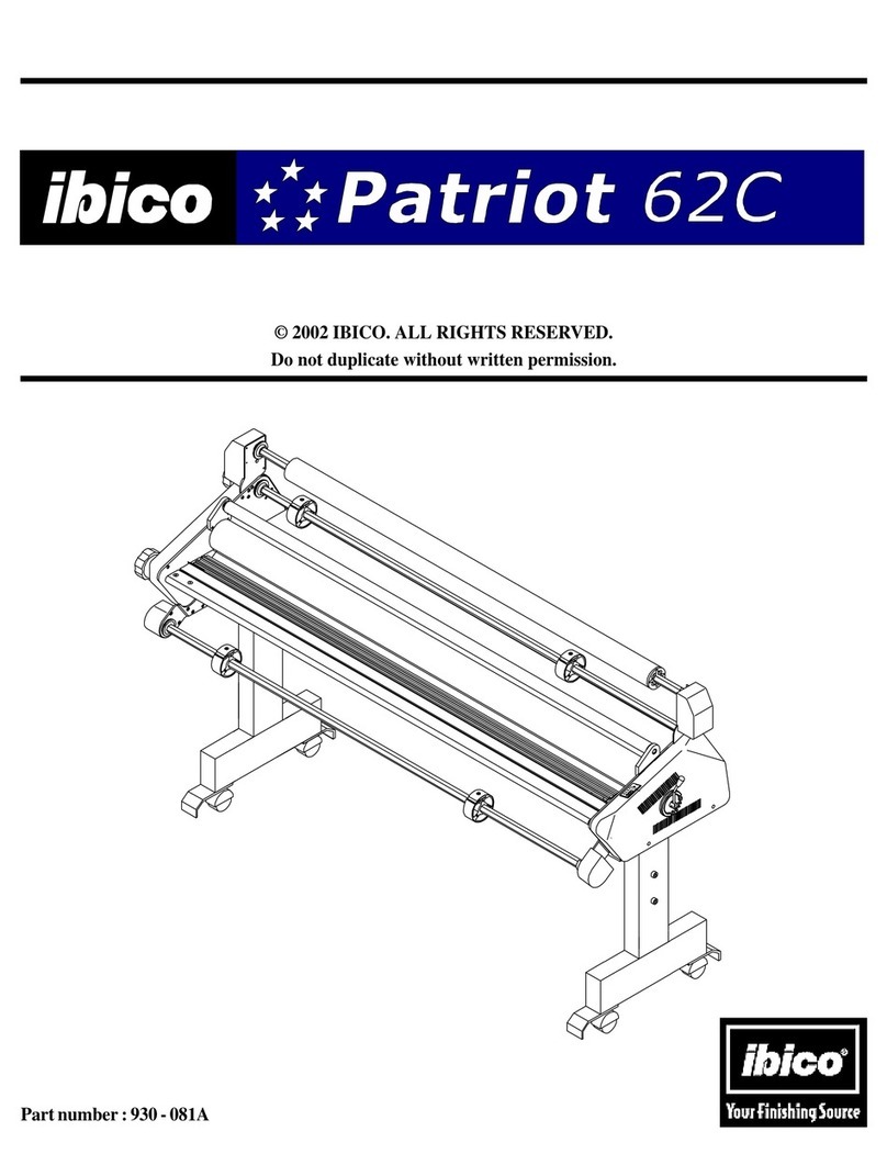 ibico Patriot 62C User manual ibico Patriot 62C User manual