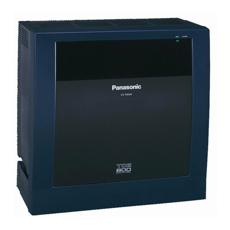 Panasonic KX-TDE100 installation manual Panasonic KX-TDE100 installation manual
