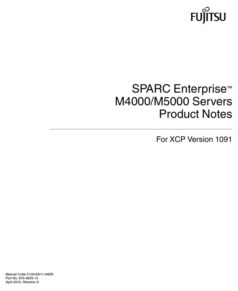 Fujitsu SPARC Enterprise M4000 Service manual
