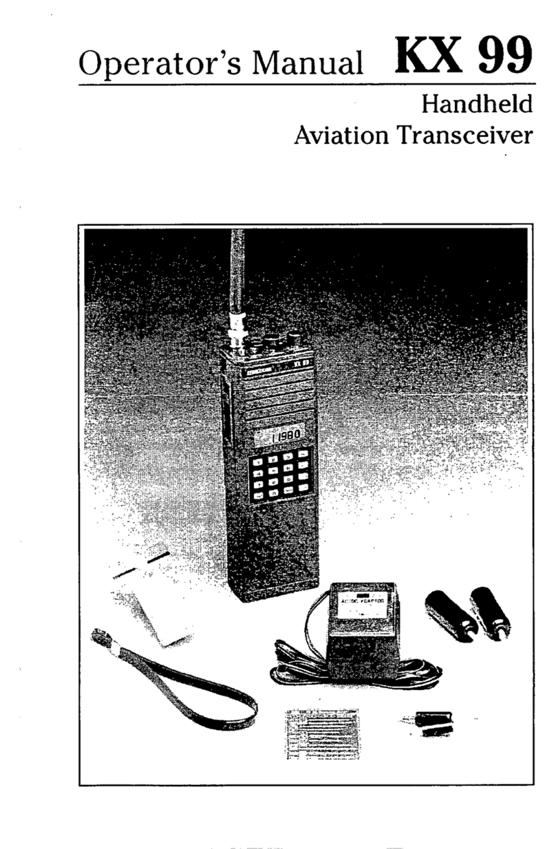 BENDIXKing KX 99 User manual