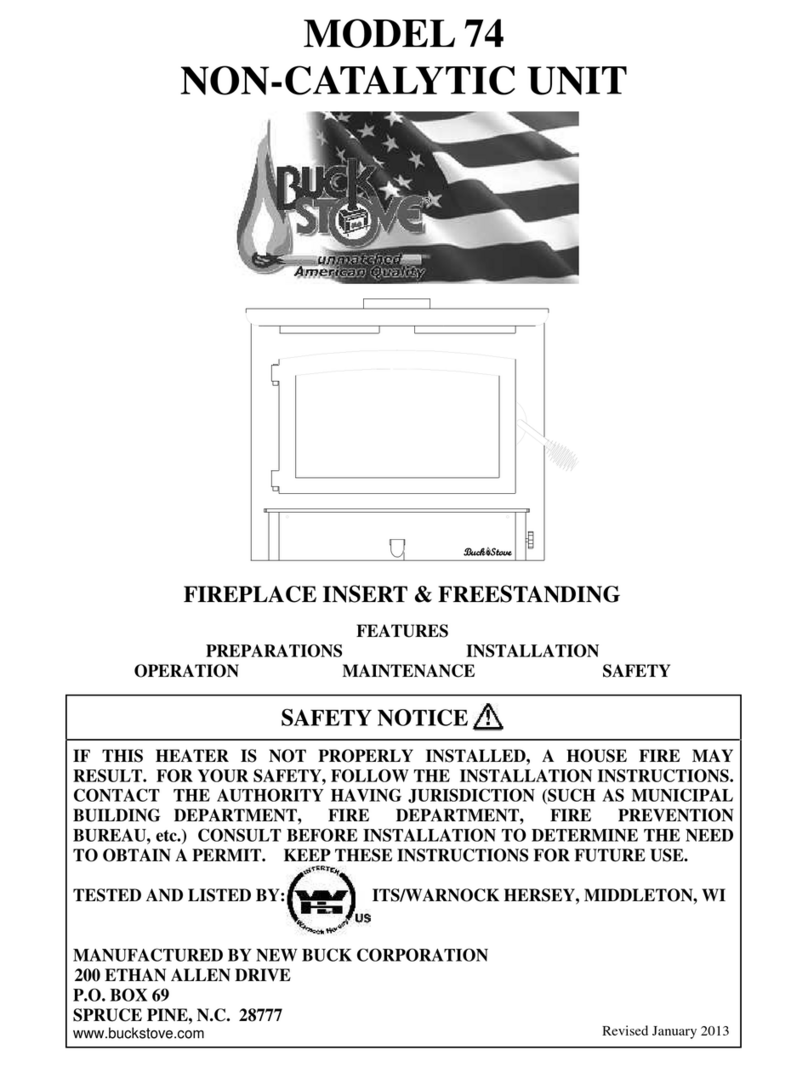 New Buck Corporation 74 user manual