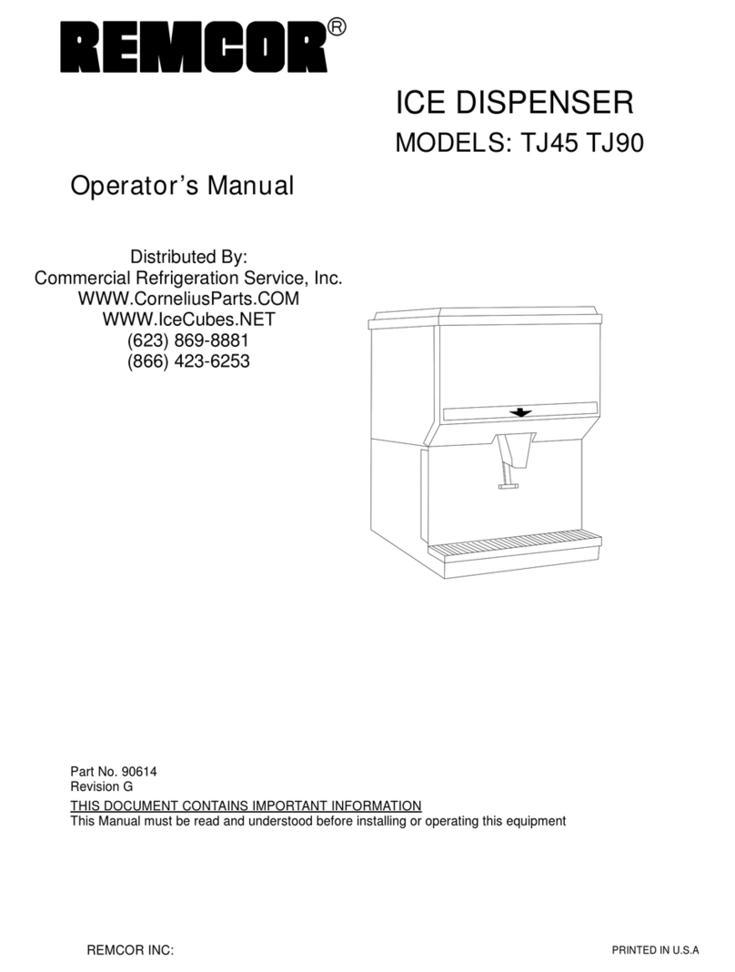 Remcor TJ45 User manual