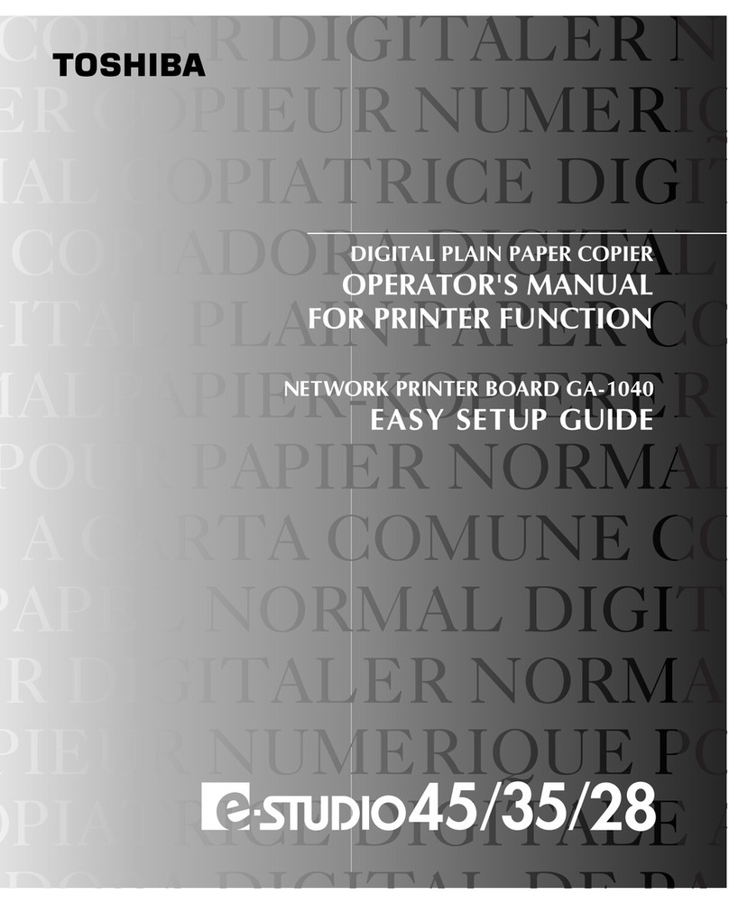 Toshiba GA-1040 User manual