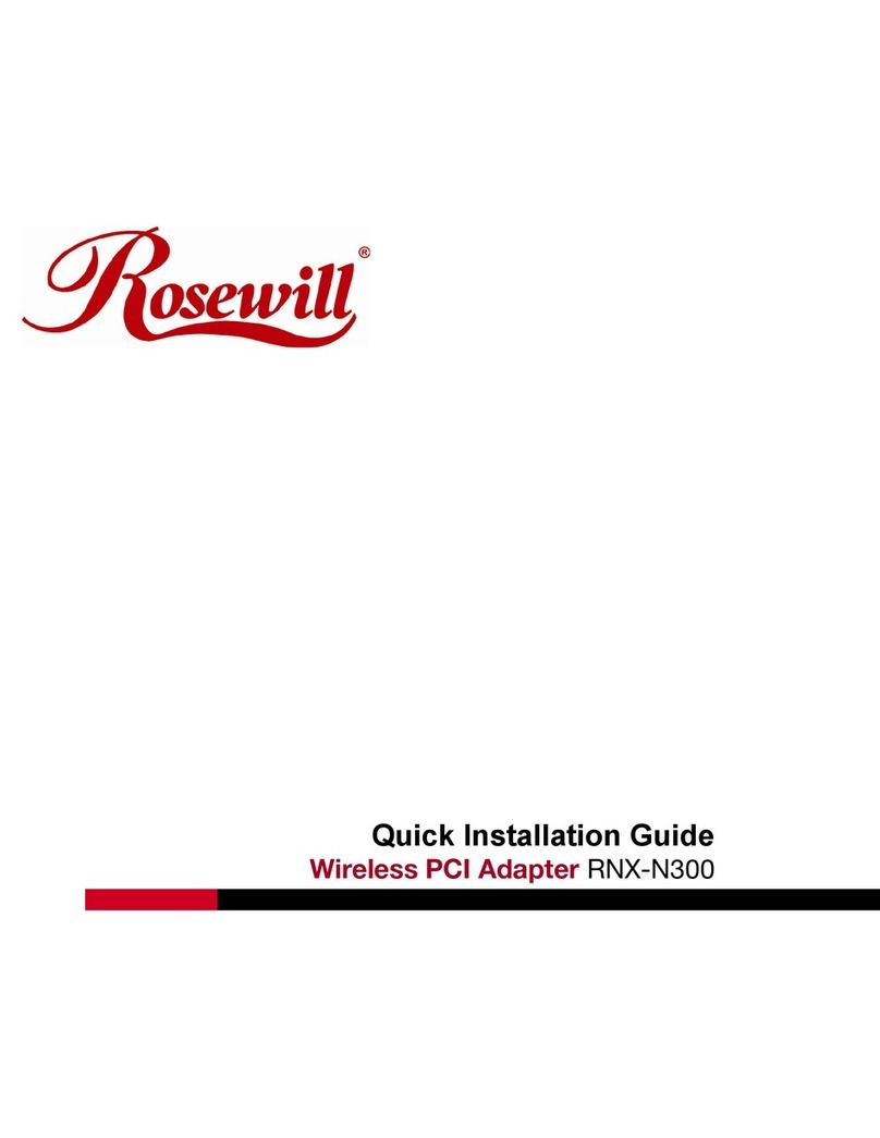 Rosewill RNX-N300 Quick installation guide