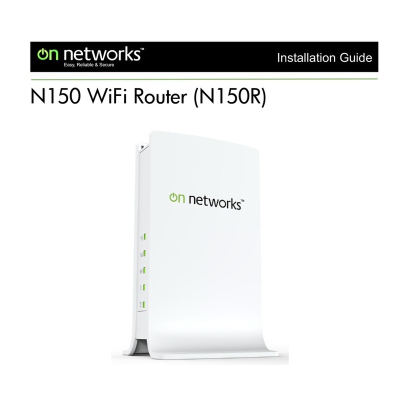 on networks N150R User manual