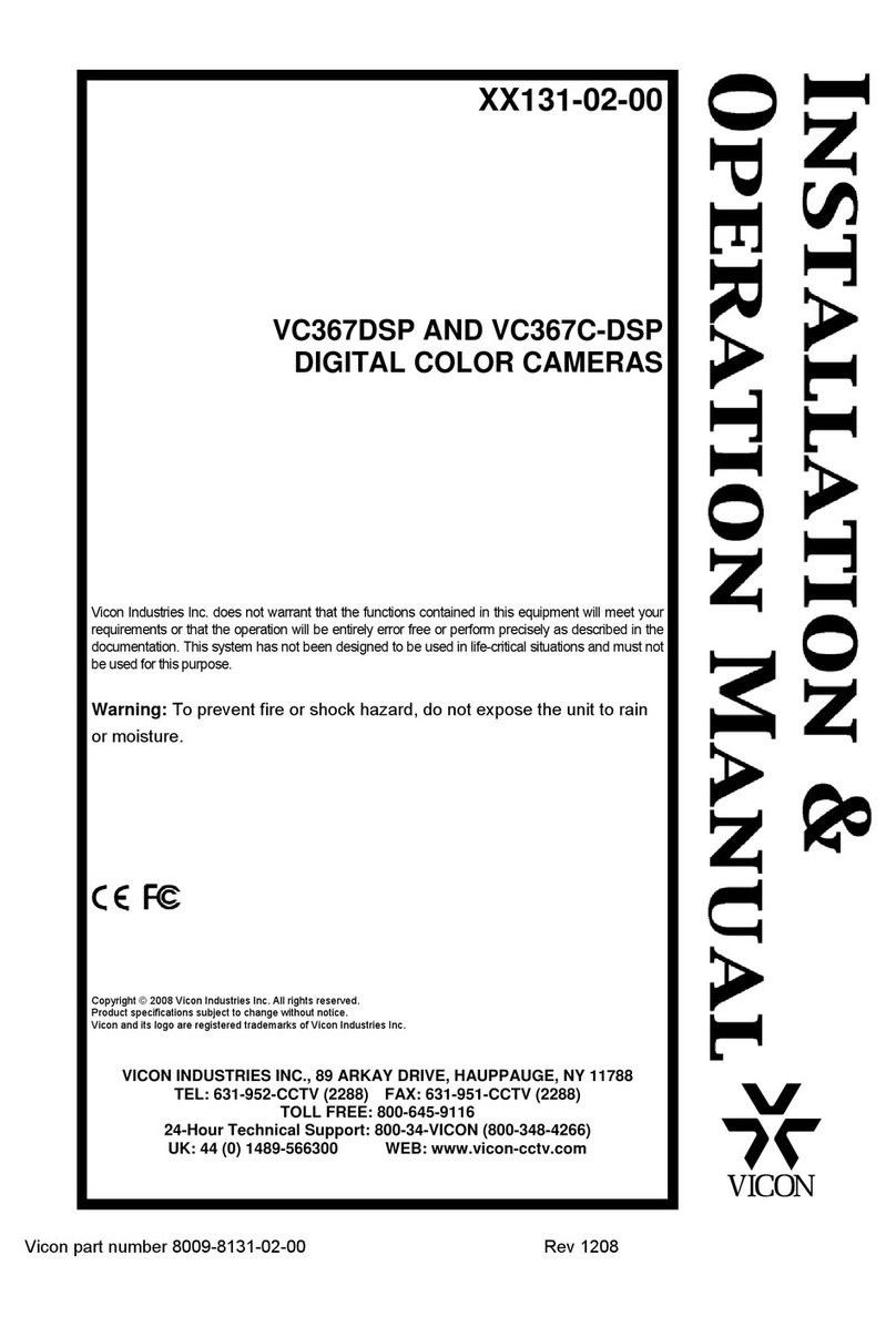 Vicon VC367DSP User manual