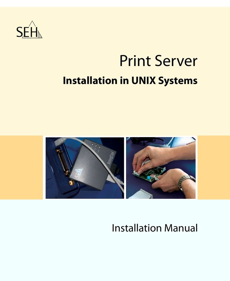 SEH Print Server installation manual