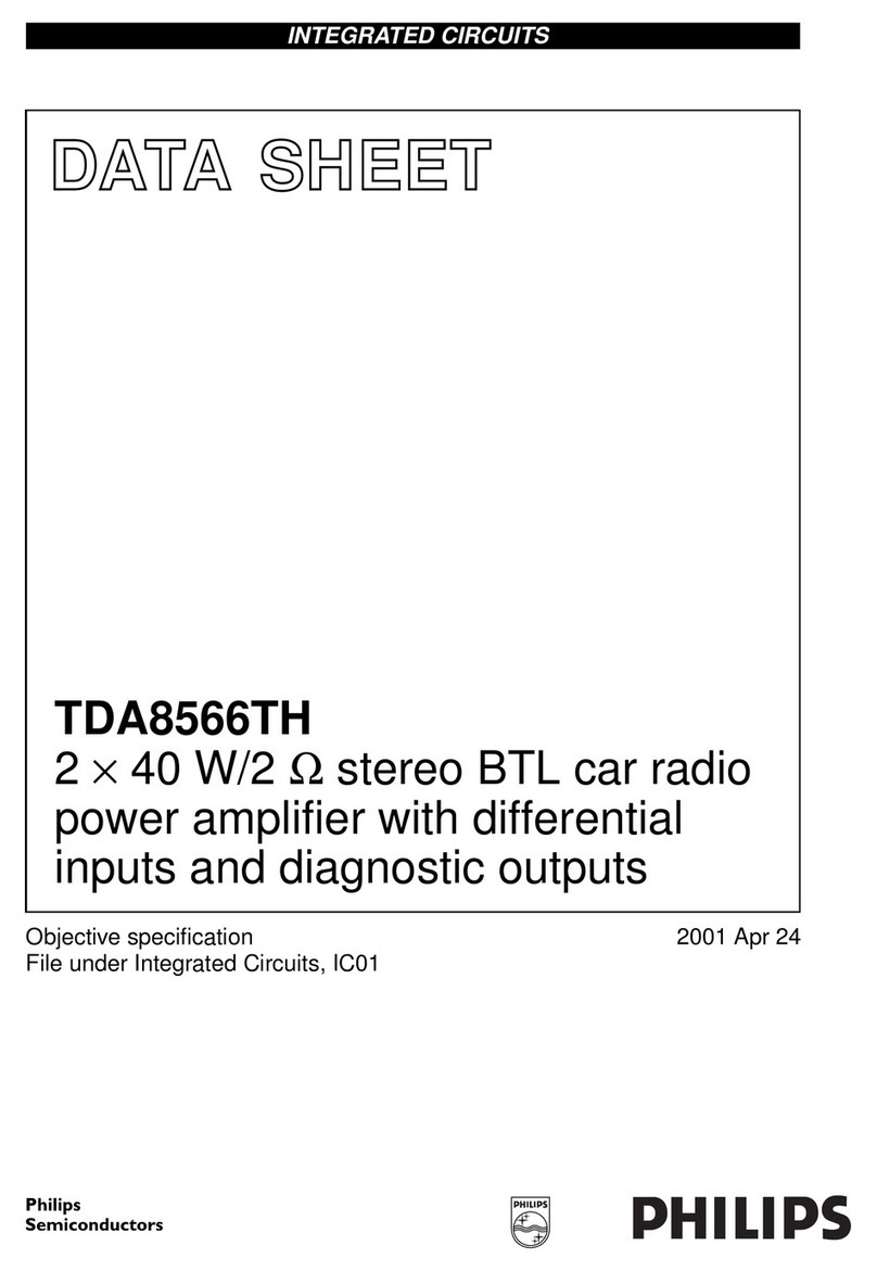 Philips TDA8566TH User manual