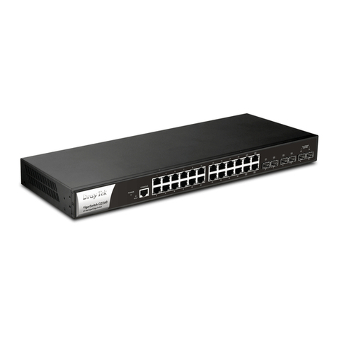 Draytek VigorSwitch G2260 User manual Draytek VigorSwitch G2260 User manual