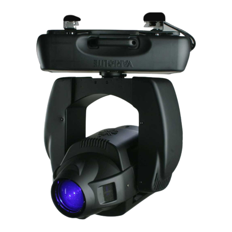 Vari Lite VL2500 Spot Luminaire User manual