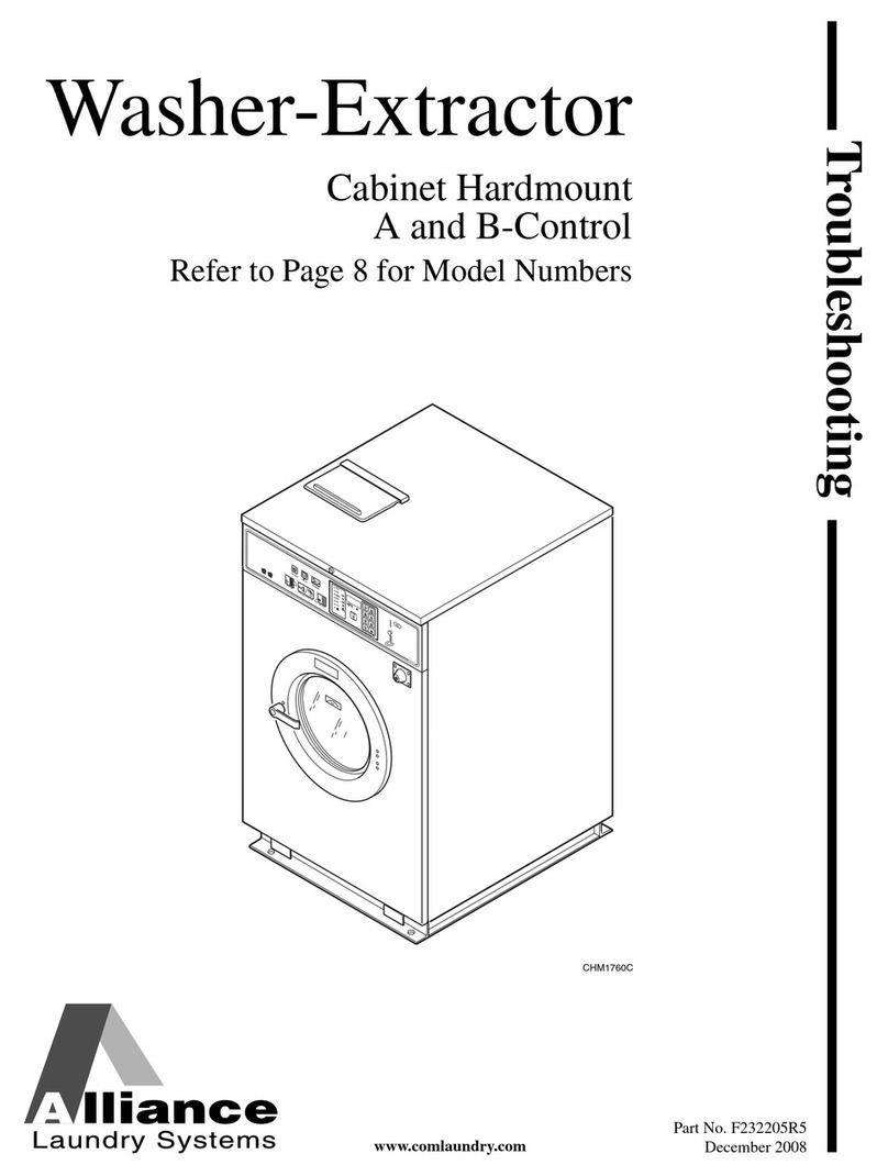 Alliance Laundry Systems A-Control Operating instructions Alliance Laundry Systems A-Control Operating instructions