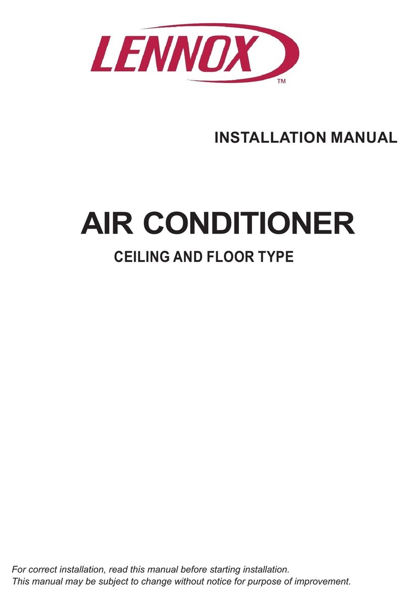 Lennox PISO-TECHO User manual