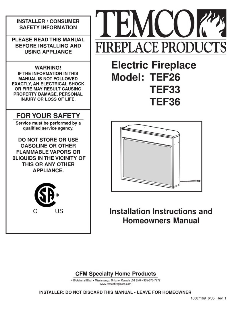 Temco TEF26 Assembly instructions