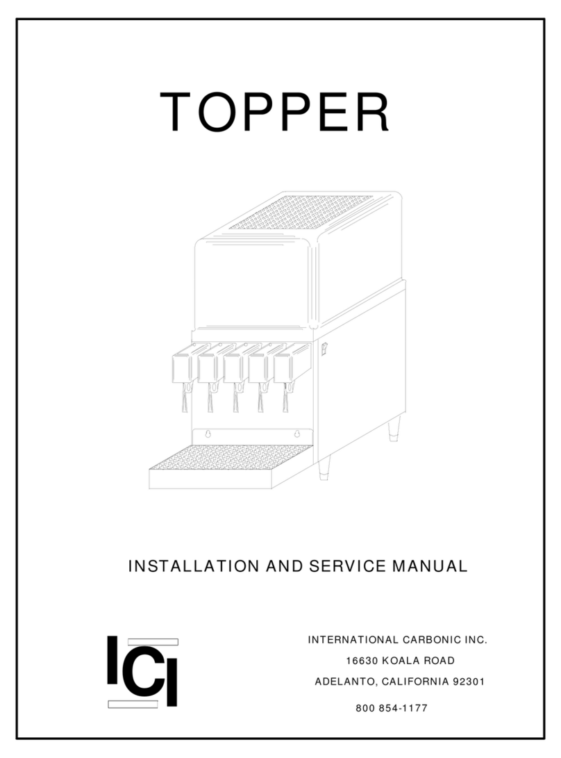 ICI TOPPER Installation and service manual ICI TOPPER Installation and service manual