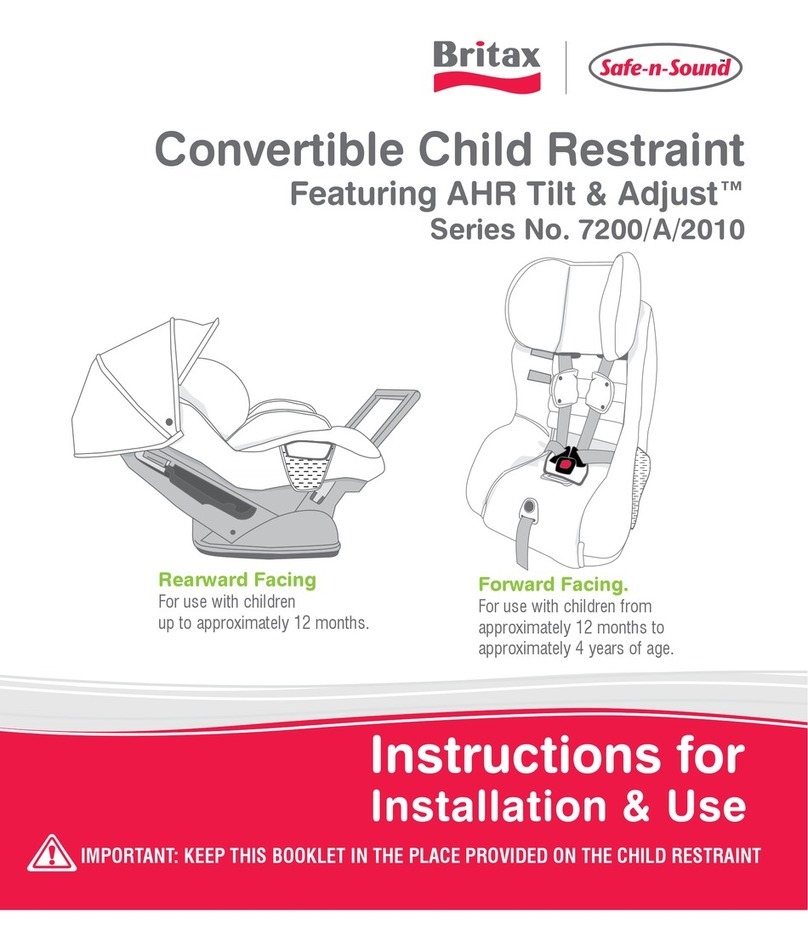 Britax 7200/A/2010 User manual