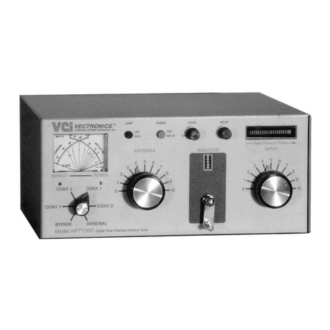 Vectronics HFT-1500 owner's manual