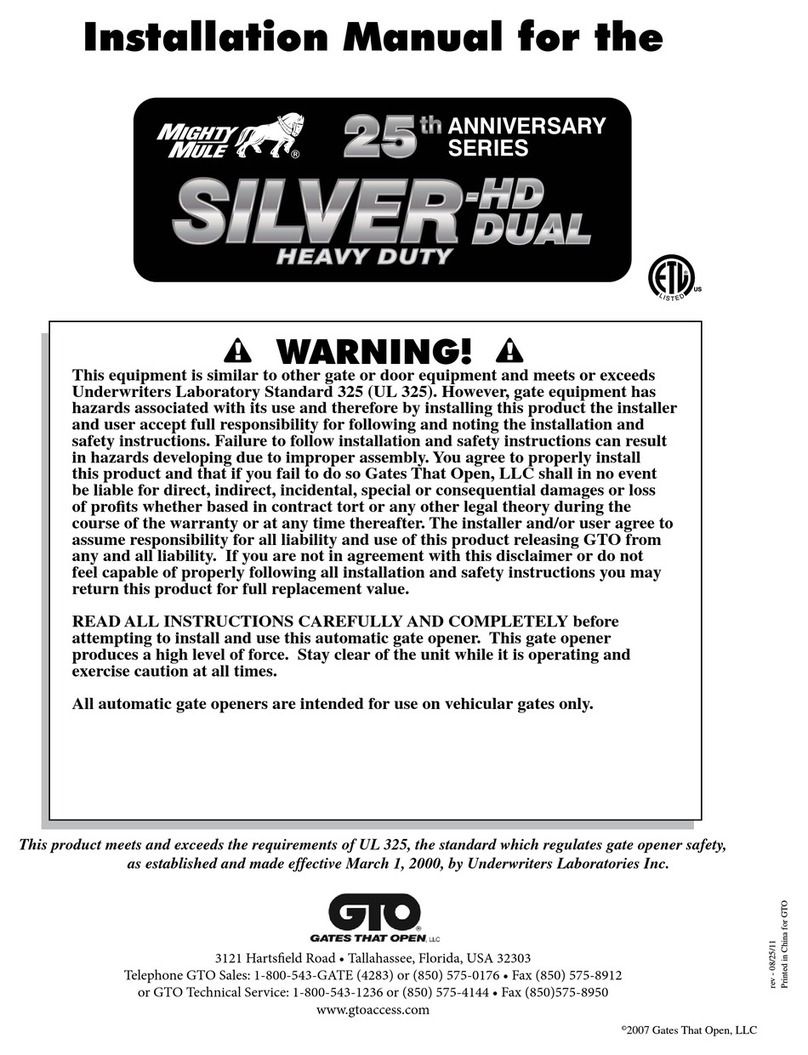 Mighty Mule Silver-HD Dual 25th annivesary series User manual
