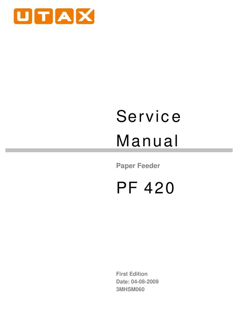 Utax PF 420 Service manual