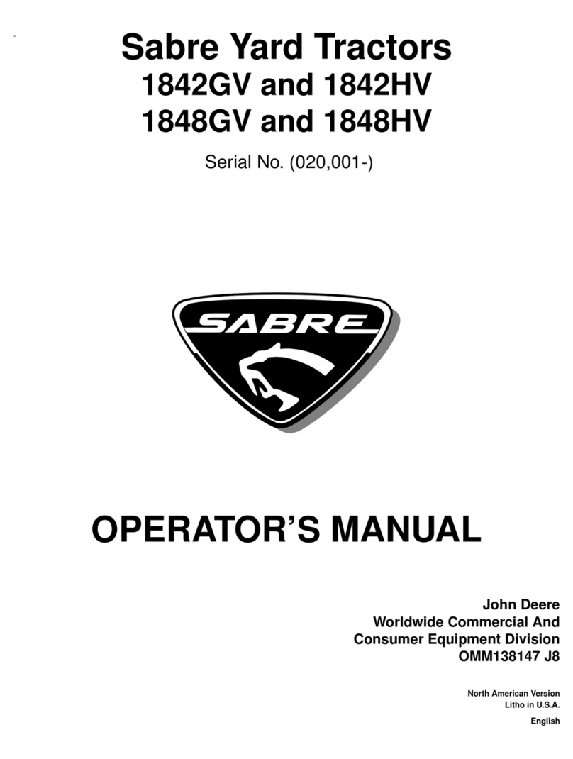 Sabre 1842GV Operator's manual