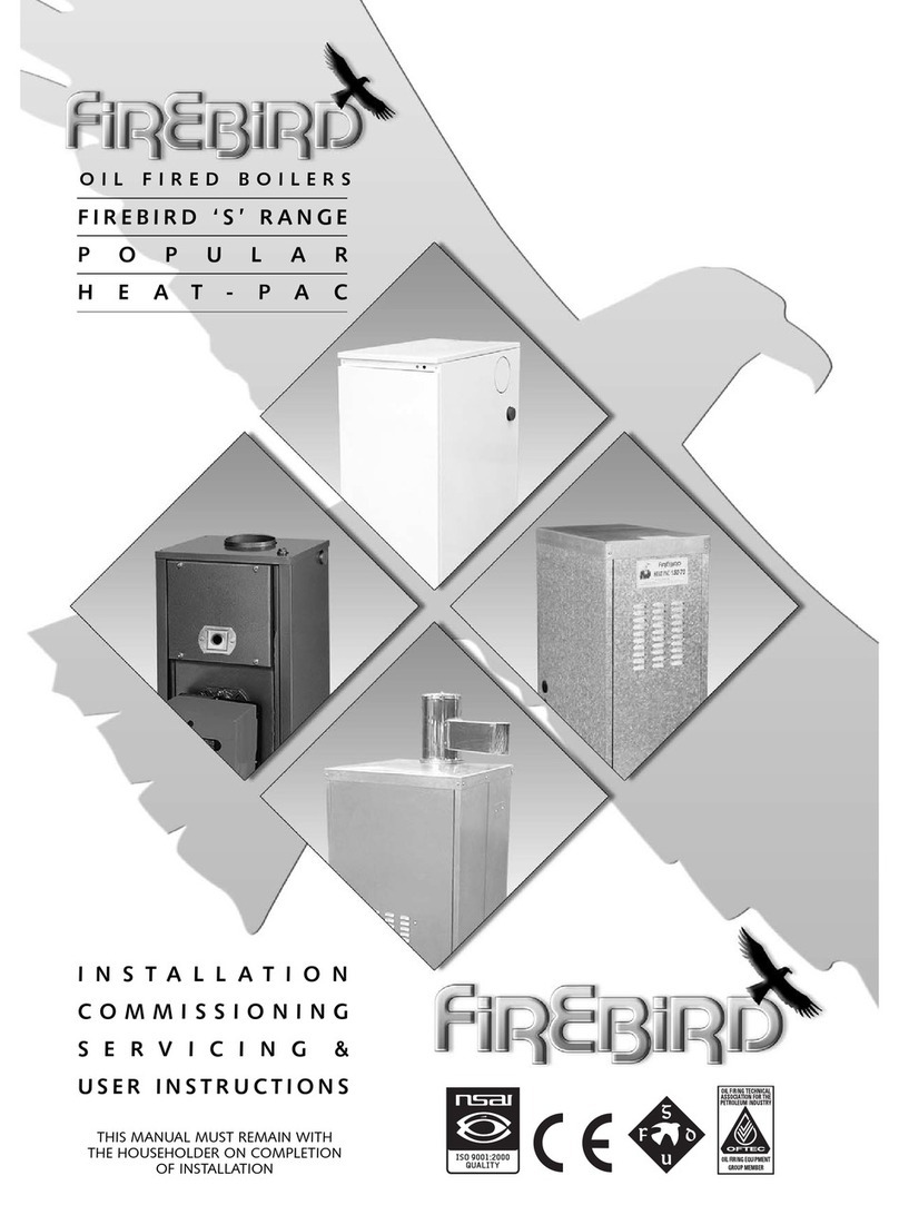 FireBird OIL FIRED BOILERS Installation and use instructions