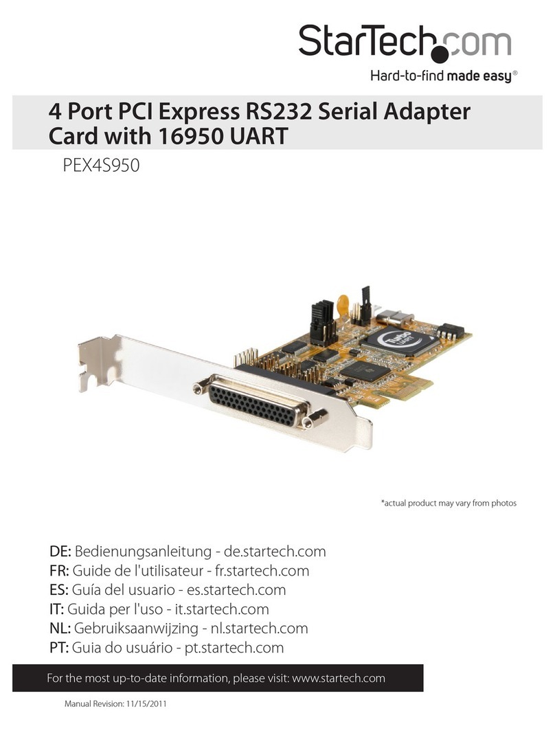StarTech.com PEX4S950 user guide