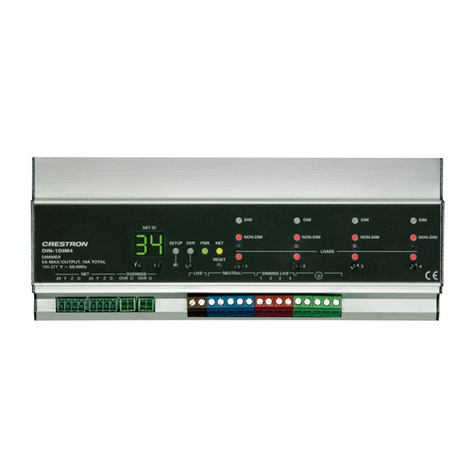 Crestron Green Light DIN-1DIM4 How to use