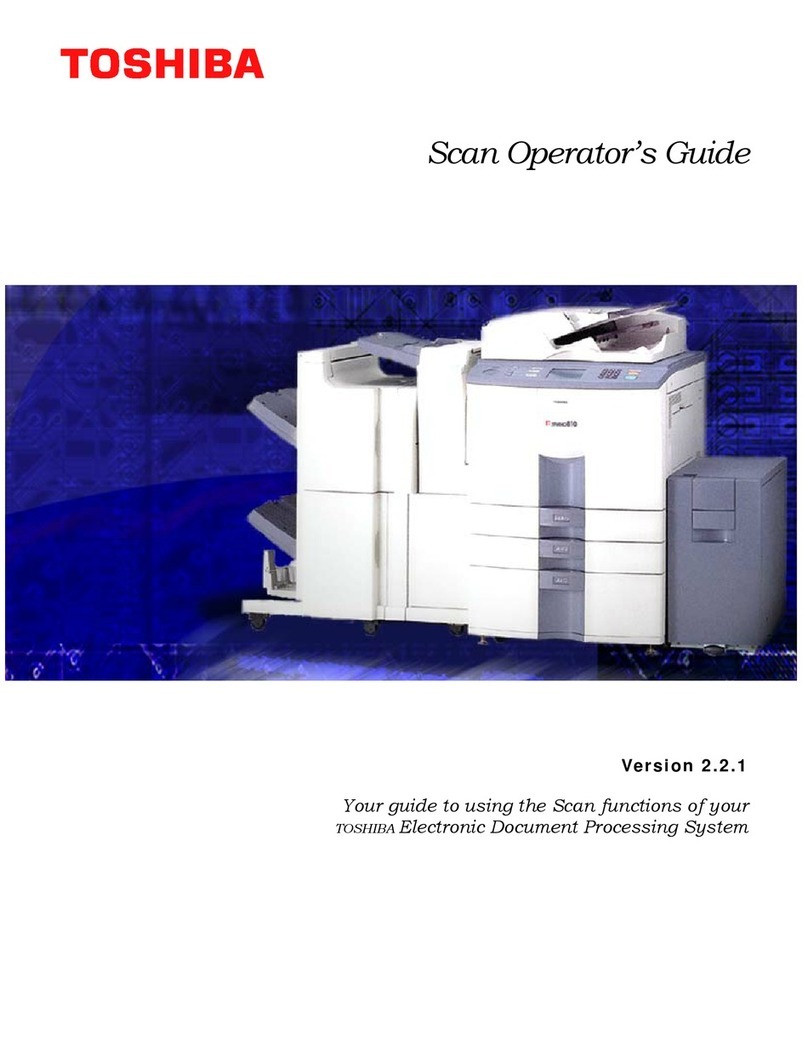 Toshiba GL-10x0 Scan Operator's guide