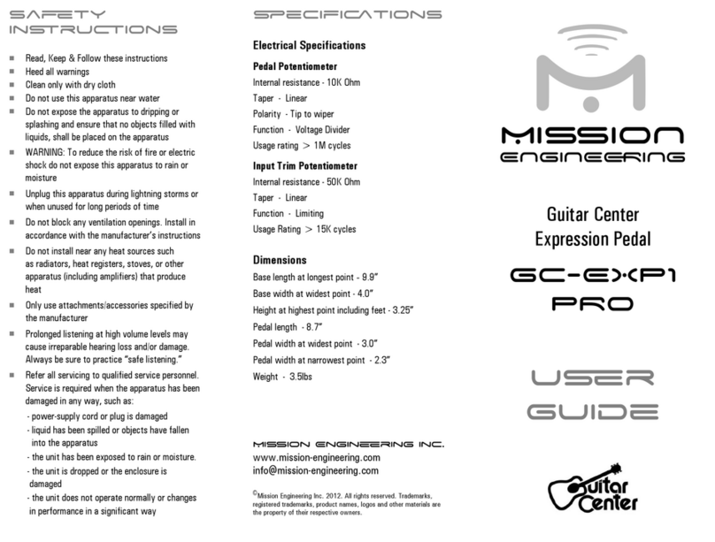 Mission GC-EXP1 PRO User manual