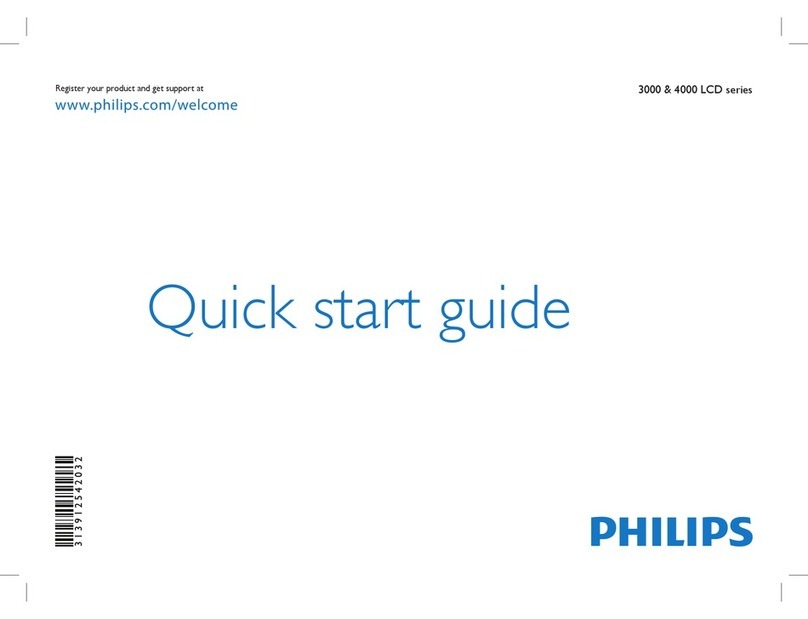 Philips 3000 LCD series User manual
